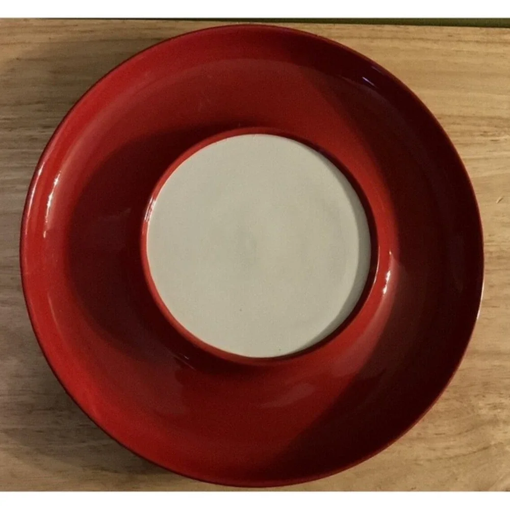 Santa Claus Fondue Set, Ceramic, With Fondue Fork.‎